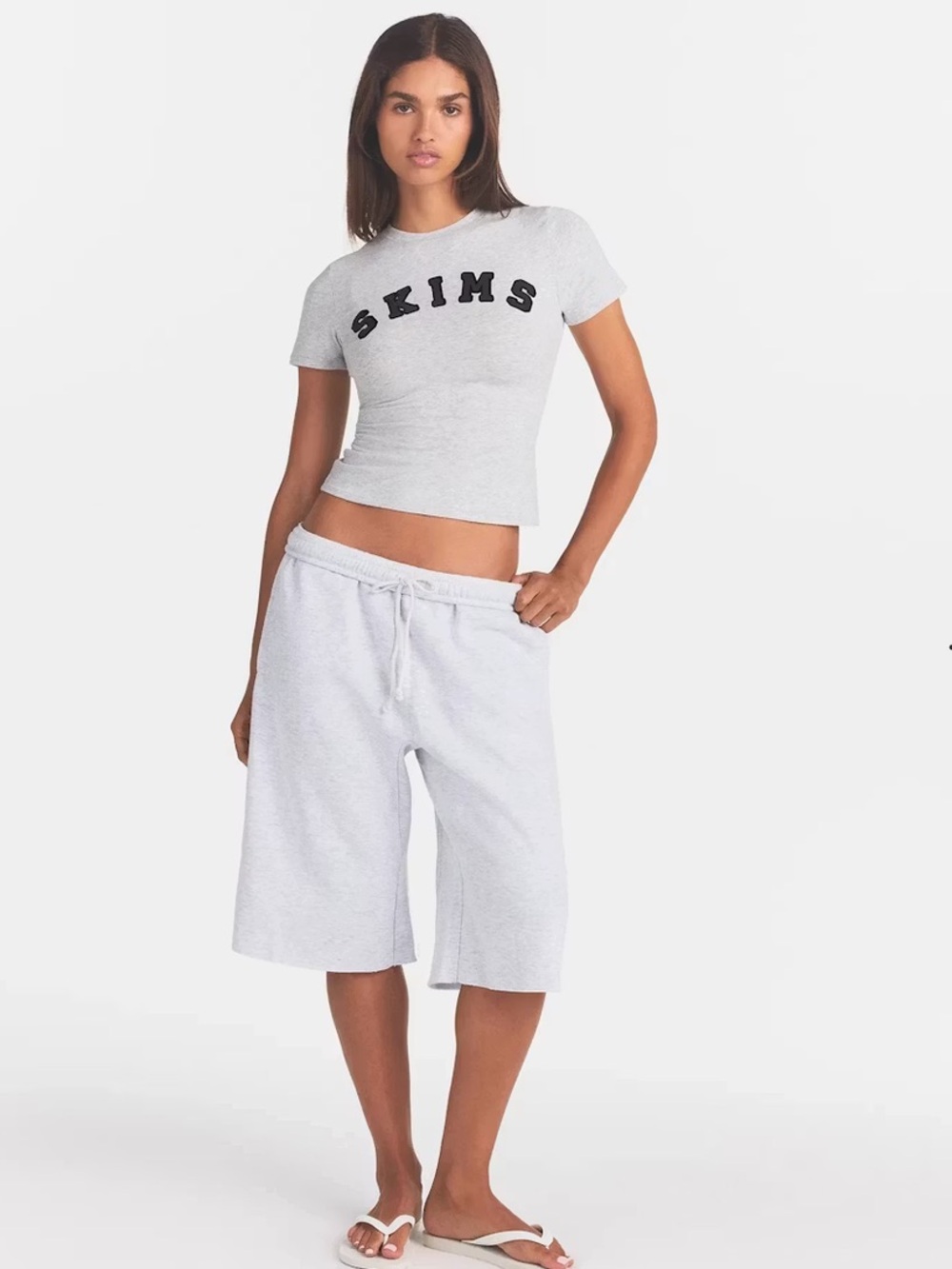 Skims sold out new release cotton jersey t shirt